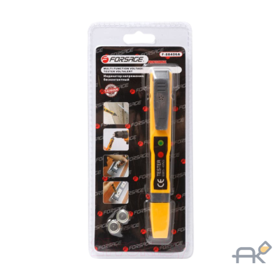 Индикатор напряжения (постоянный/переменный ток. полярность. контактный:70-250V. бесконтактный: 90-1000V). в блистере (F-88406A)